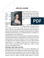 Abigail Adams: Wife of 2nd US President John Adams