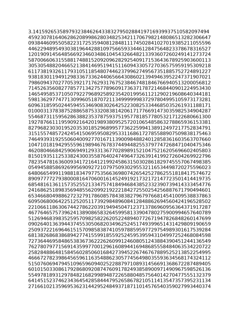 Pi | PDF