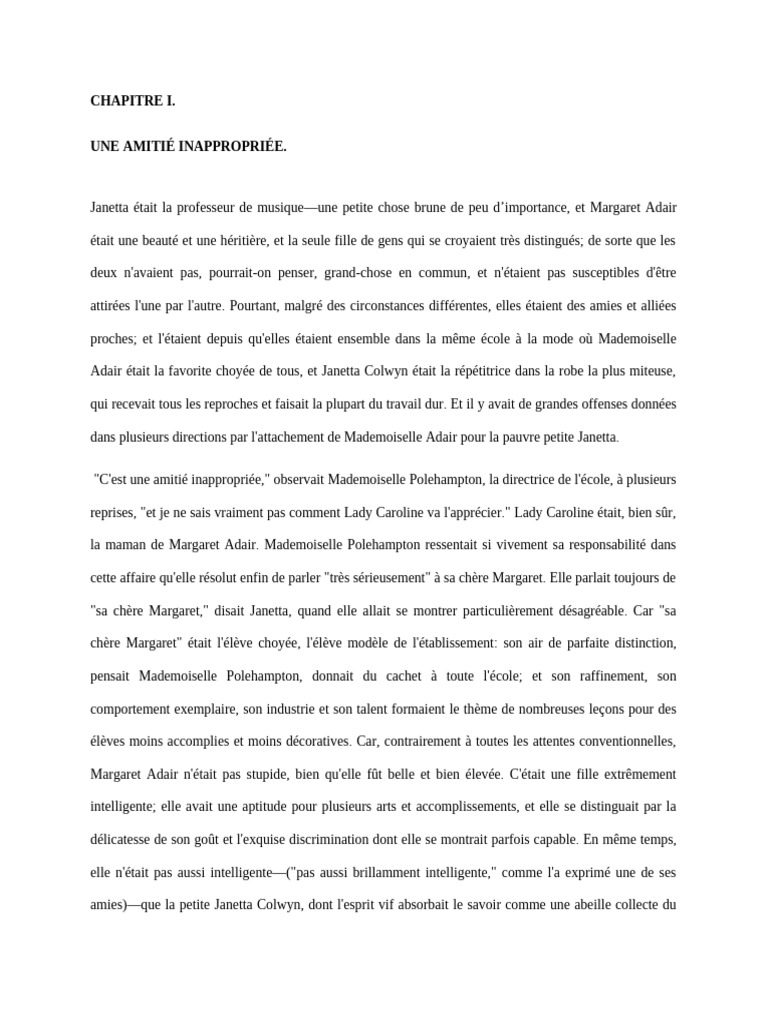 Amitié Inappropriée à l'École | PDF | Poetry