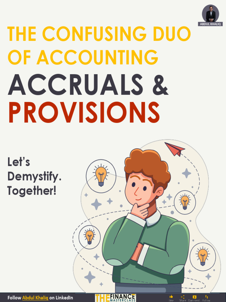 Accruals Vs Provisions | PDF