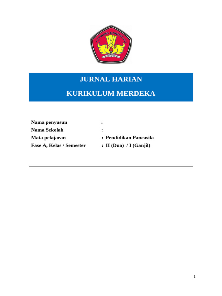 Jurnal Harian PPKN KELAS 2 | PDF