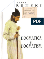 (pavel florenski) dogmatica si dogmatism
