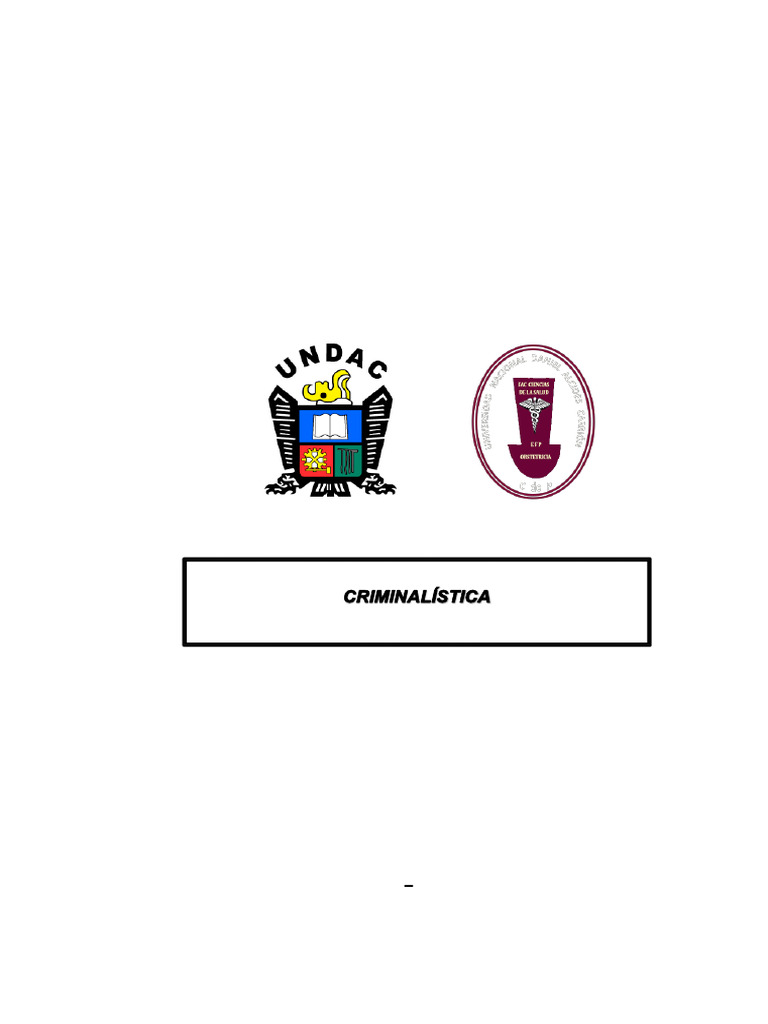 Criminalistic a pdf