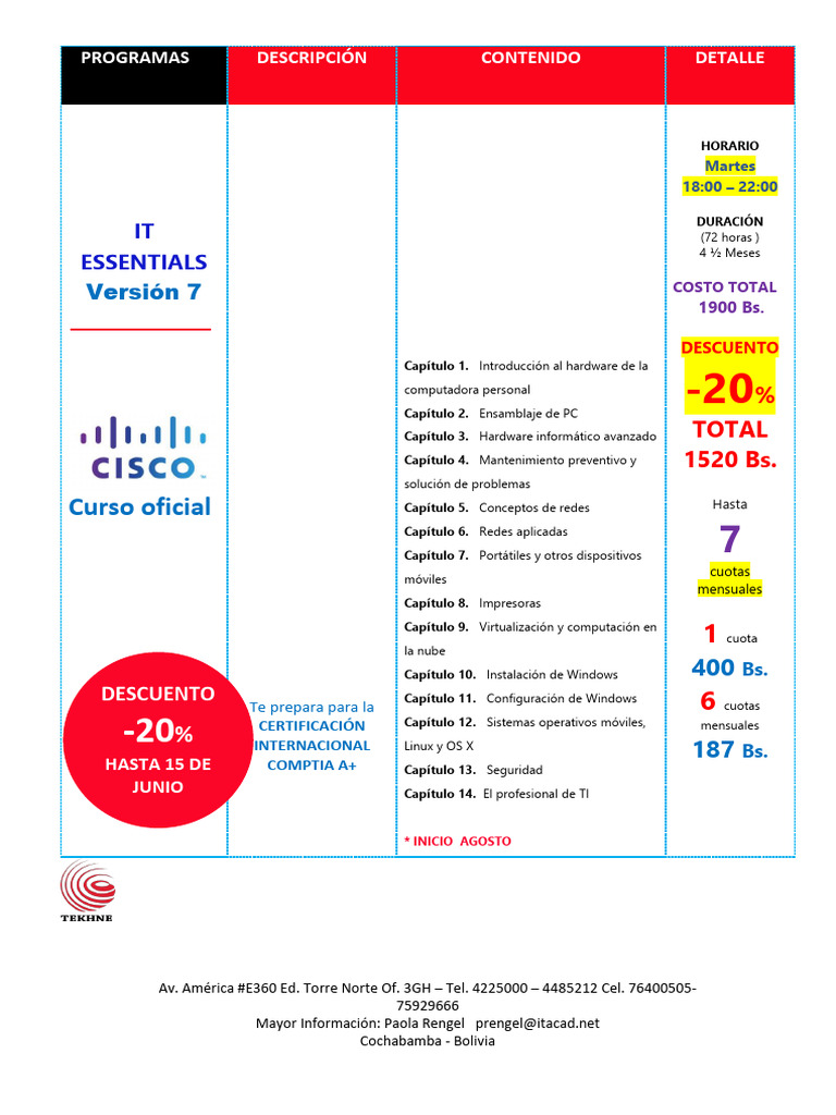 It Essentials 20%off Cisco Online | PDF