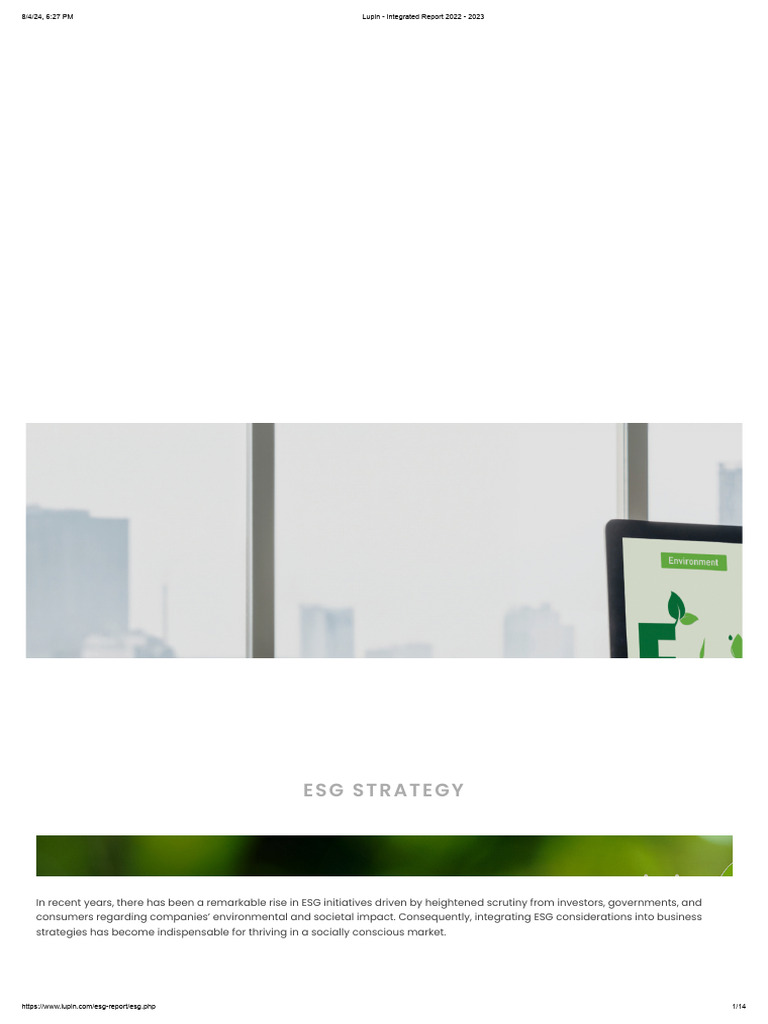 Lupin - Integrated Report 2022 - 2023 | PDF