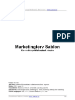 Marketing Terv Minta Marketing Terv Sablon