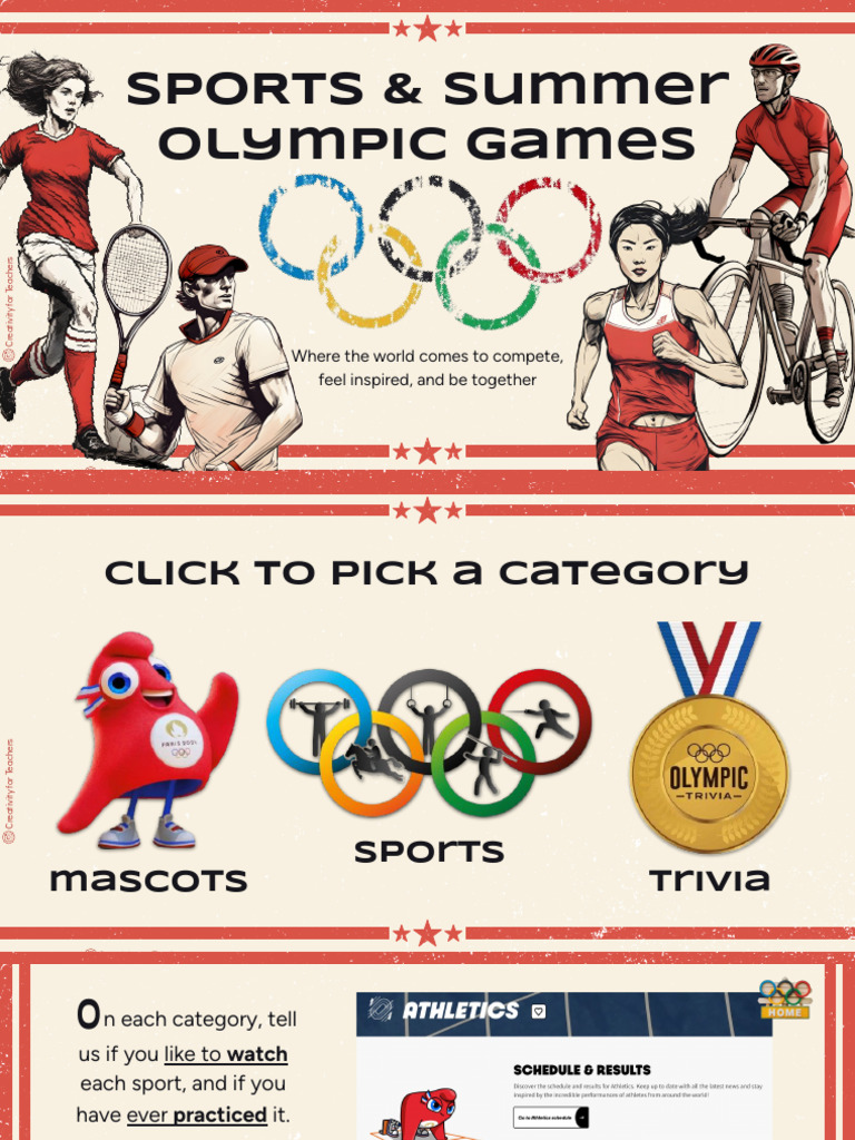 Cópia De Sports Summer Olympic Games Pdf