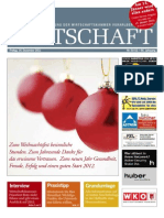 Die Wirtschaft 16. Dezember 2011