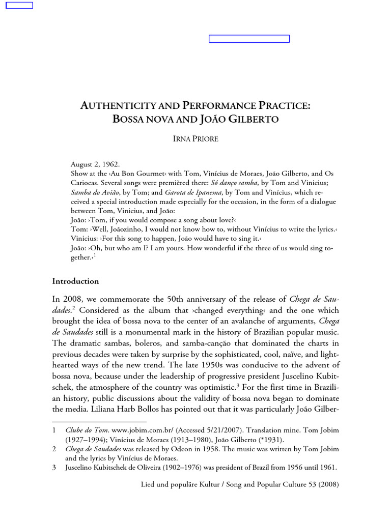 I Priore Authenticity 2008 | PDF | Jazz | Art