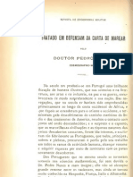 Tratado em Defesam Da Carta de Marear - Pedro Nunes