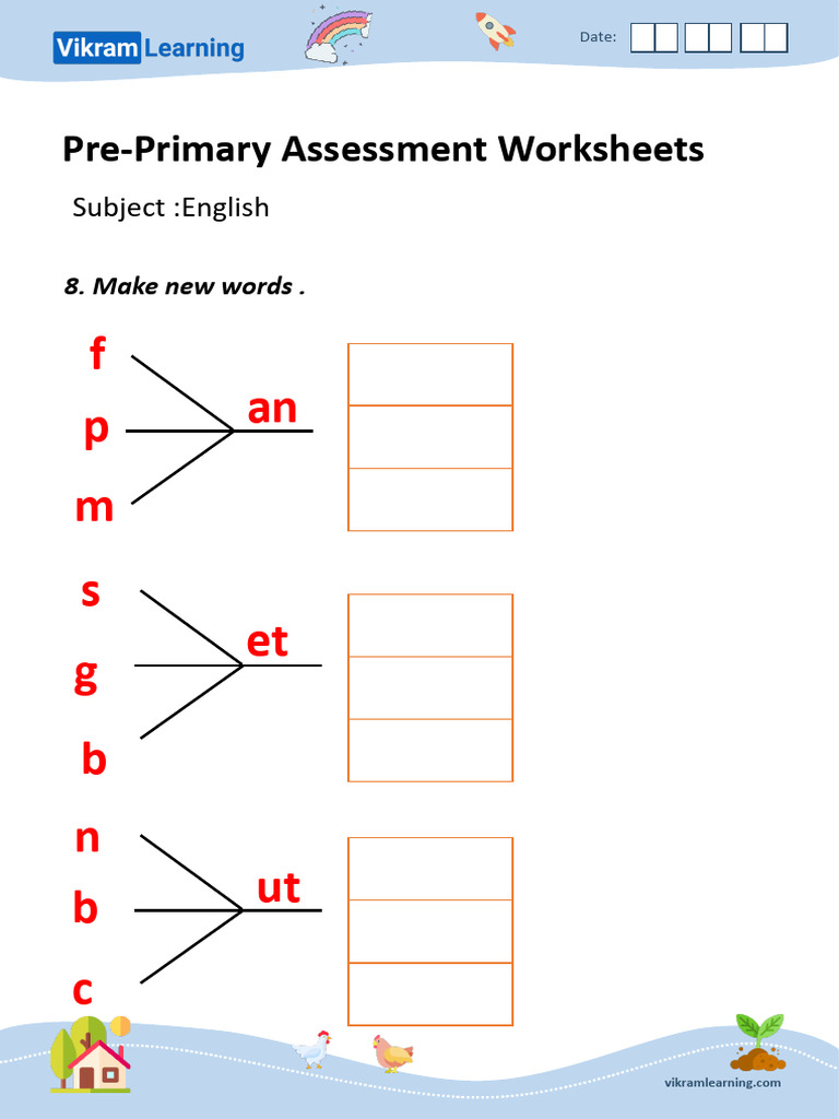 Vikram Learning Printable Worksheets 1693798465301 PDF