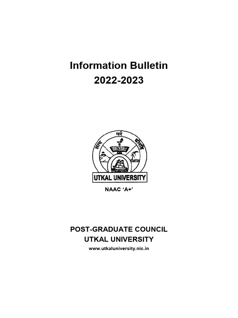 Utkal University | PDF