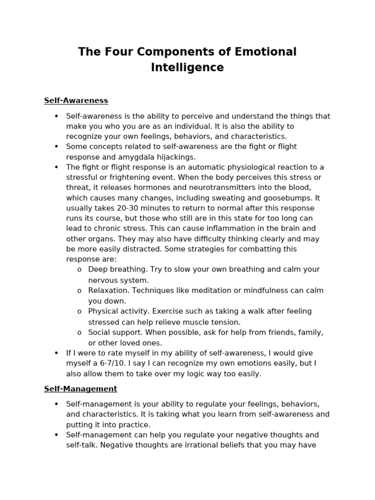 Emotionalintelligence | PDF