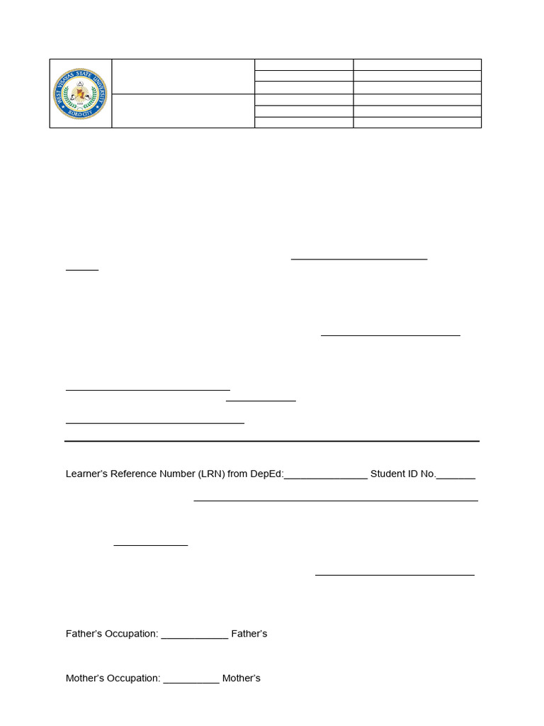 1.6 OSA SOI 01 F06 Free Higher Education FHE Form PDF