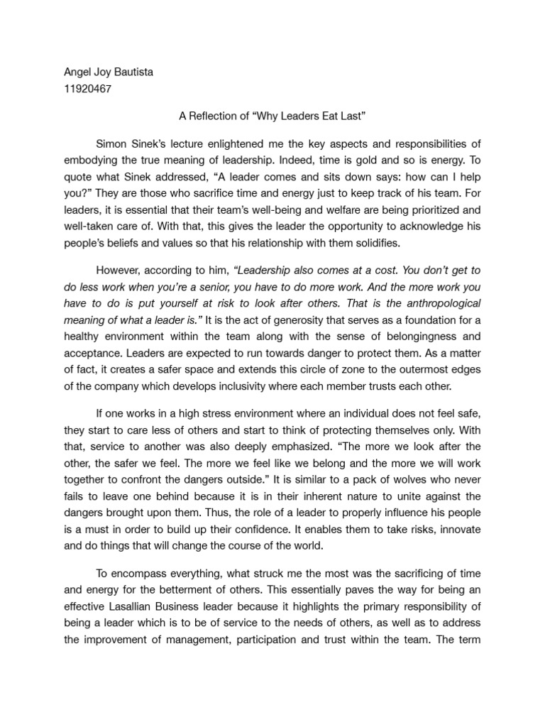 Why leaders eat last pdf
