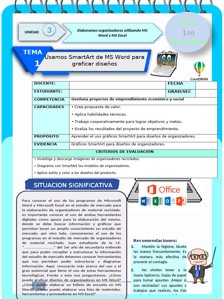 Resuelto Ficha de Actividad Ept 1°-Semana 1 | PDF