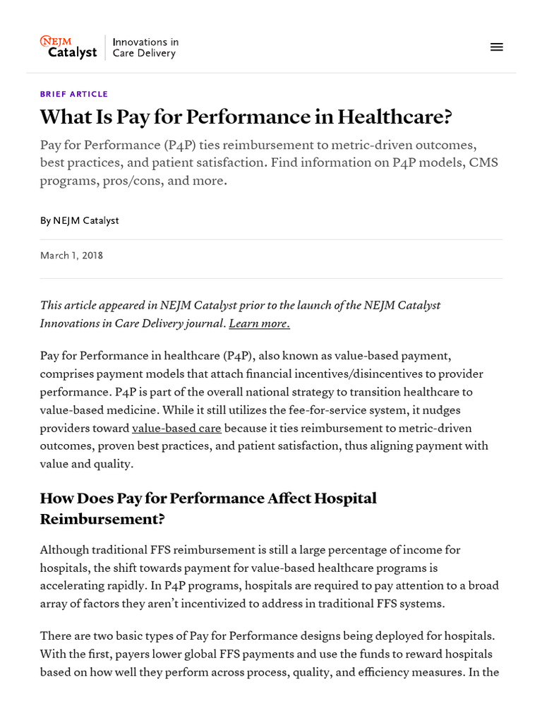 what-is-pay-for-performance-in-healthcare-pdf-hospital-acquired