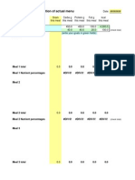 Henriks Diet Calculator