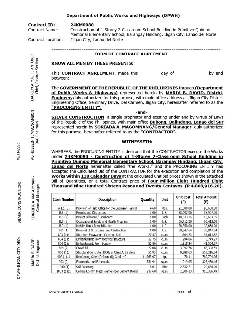 80 Contract Agreement | PDF