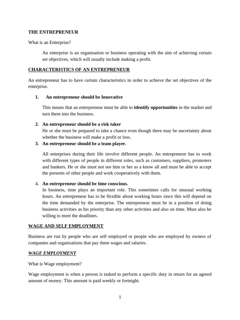 Comerce notes form 2 and 3 pdf