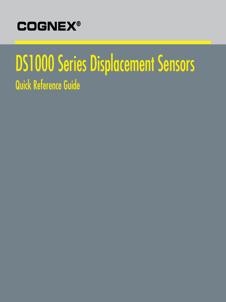 DS1000 Guide | PDF