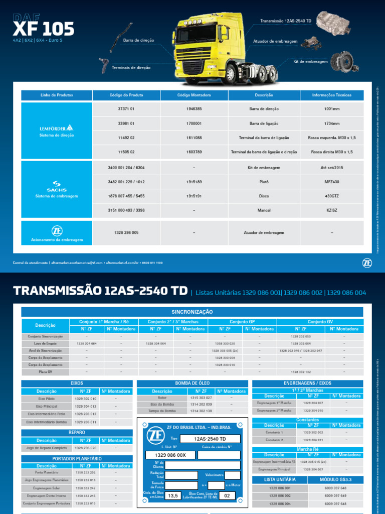Daf - XF 105 | PDF