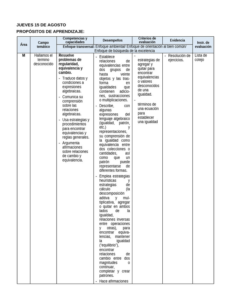 15 08 2024 3º Grado Actividad Pdf