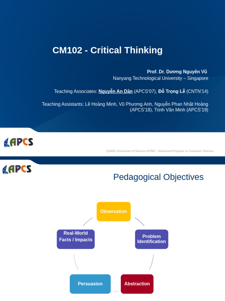 CM102 Observation | PDF