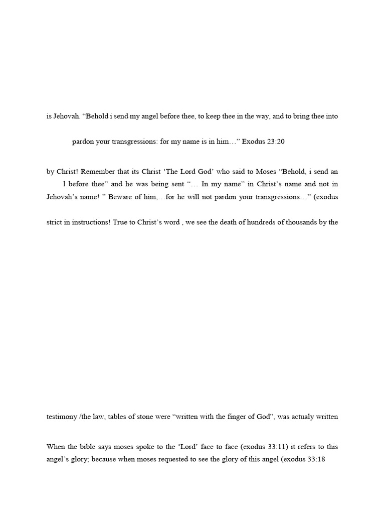 WHO IS JEHOVAH intelligence overview