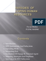 Strategies of Developing Human Resources