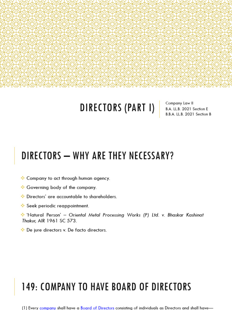 Module 2 Directors Part I Pdf
