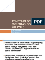 Pemetaan Sosial Orientasi Sosial Dan Wilayah