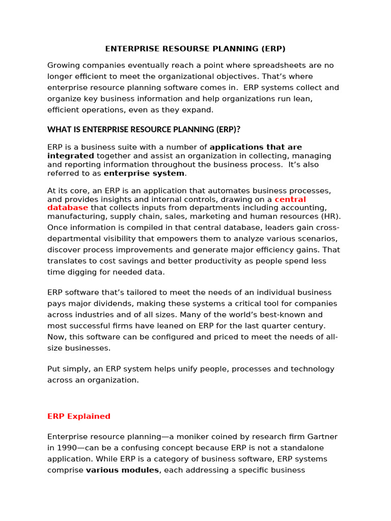 Lesson5 enterprise resource planning pdf