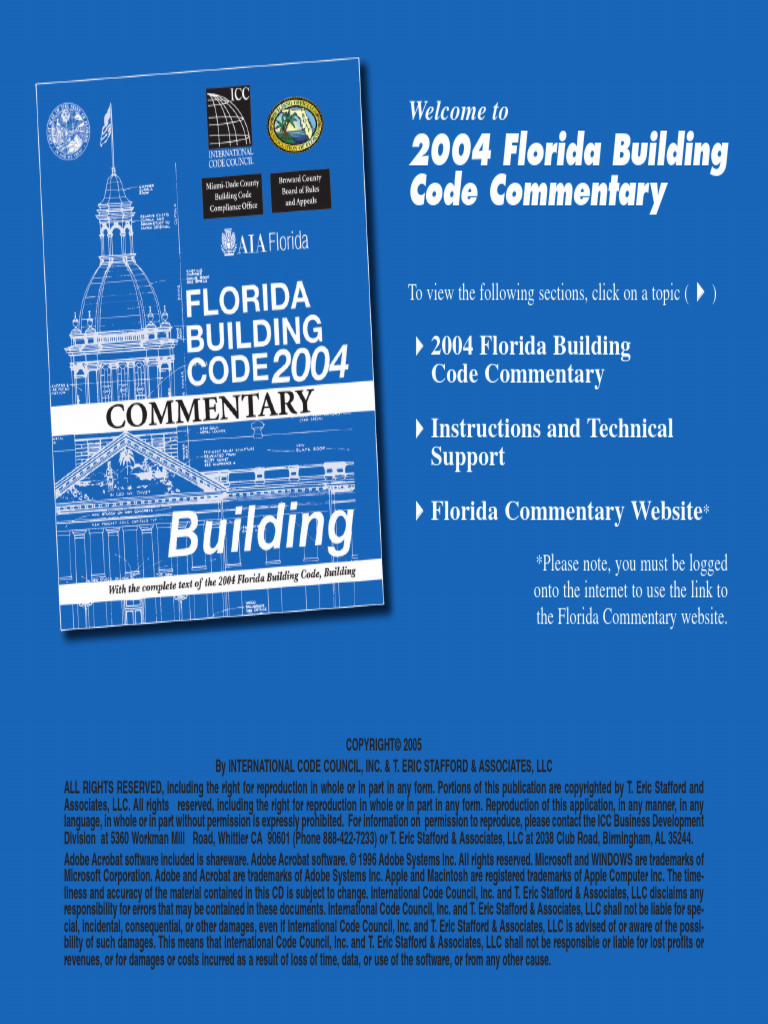 2004 Florida Building Code Vol 1 | PDF