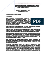 Decreto Legislativo que aprueba Disposiciones Complementarias a la Decisión 486 de la Comisión de la Comunidad Andina que establece el Régimen Común sobre Propiedad Industrial