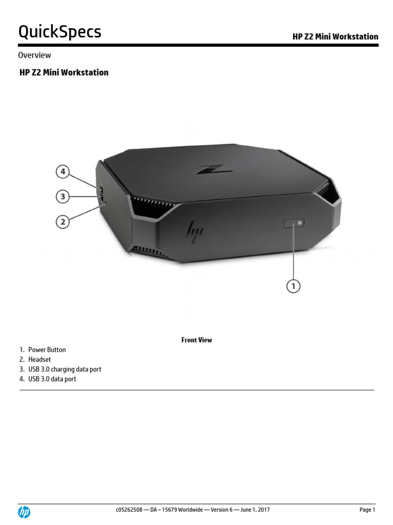 HP Z2 Mini | PDF
