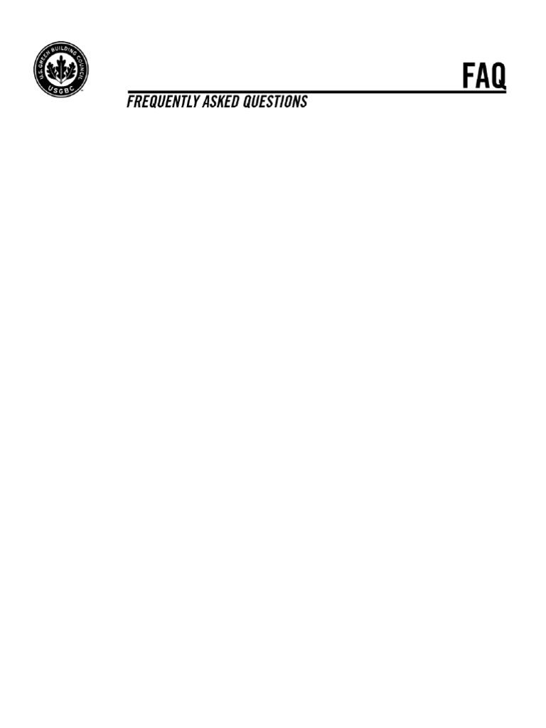 FQA For LEED | PDF | Business