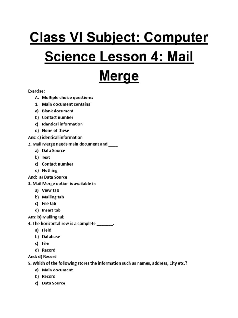 Class VI ch4 | PDF