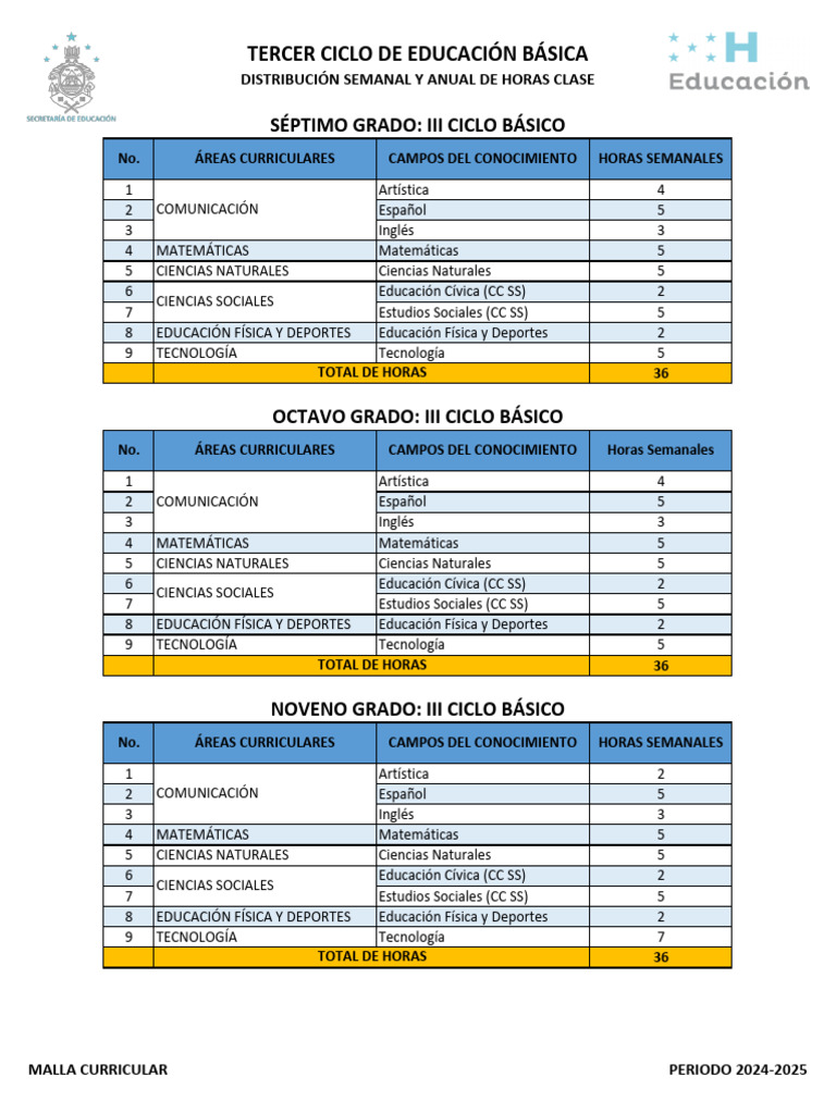 Mallas Curriculares 2024-1 - 240313 - 083600 | PDF