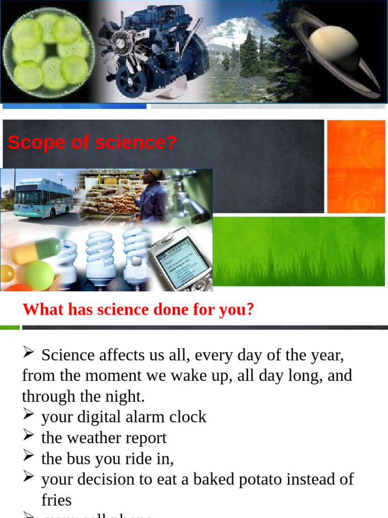 03 - What-Is-Science Lecture Scope | PDF | Science | Self-Improvement