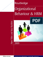 Organization HRM 2009 Uk