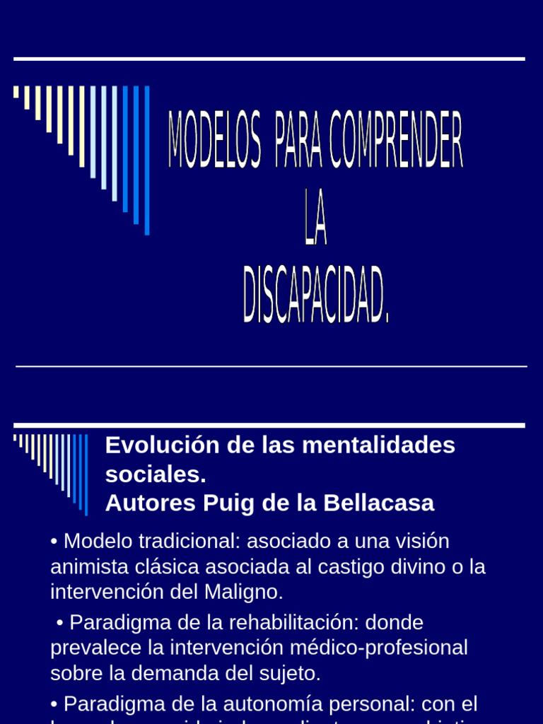 Conferencia Ii, Modelos de Discapacidad | PDF | Invalidez | Crecimiento ...