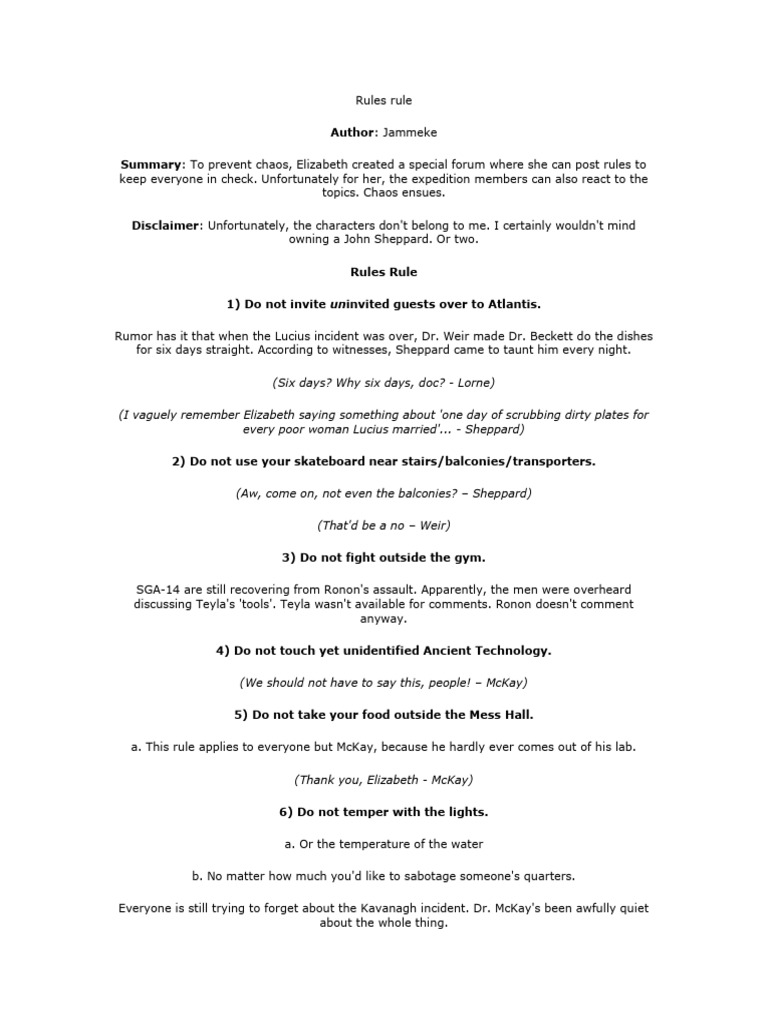 Rules Rule | PDF