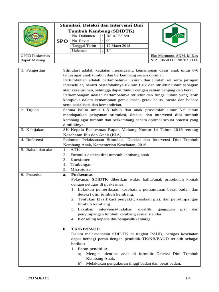 Spo 01 Sdidtk | PDF