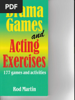 Drama Games and Acting Exercises | PDF