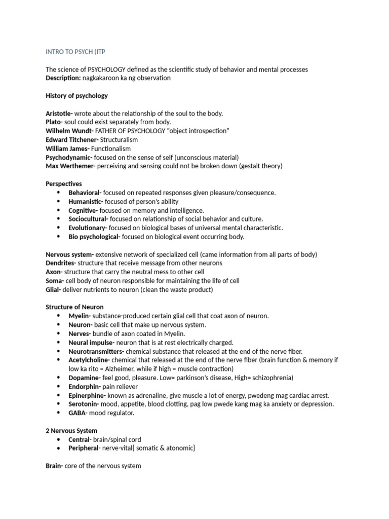 Itp Notes | PDF