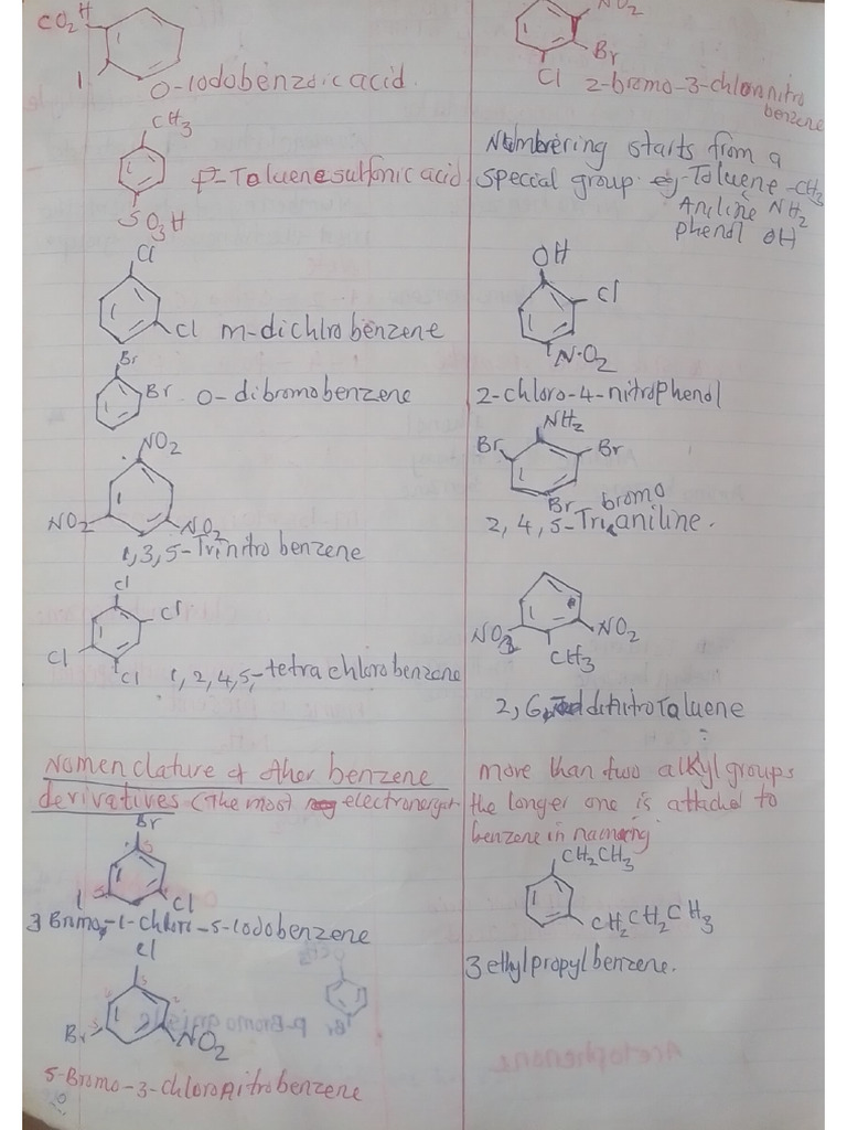 Aromatic Revision Nores | PDF