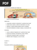 Secuencia La Piedra de Hacer Sopa MAS ESI