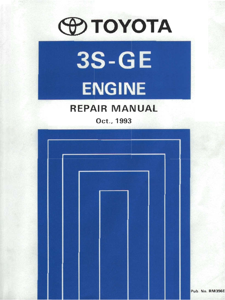 Toyota - ST205 - Engine Repair Manual (RM396E) | PDF
