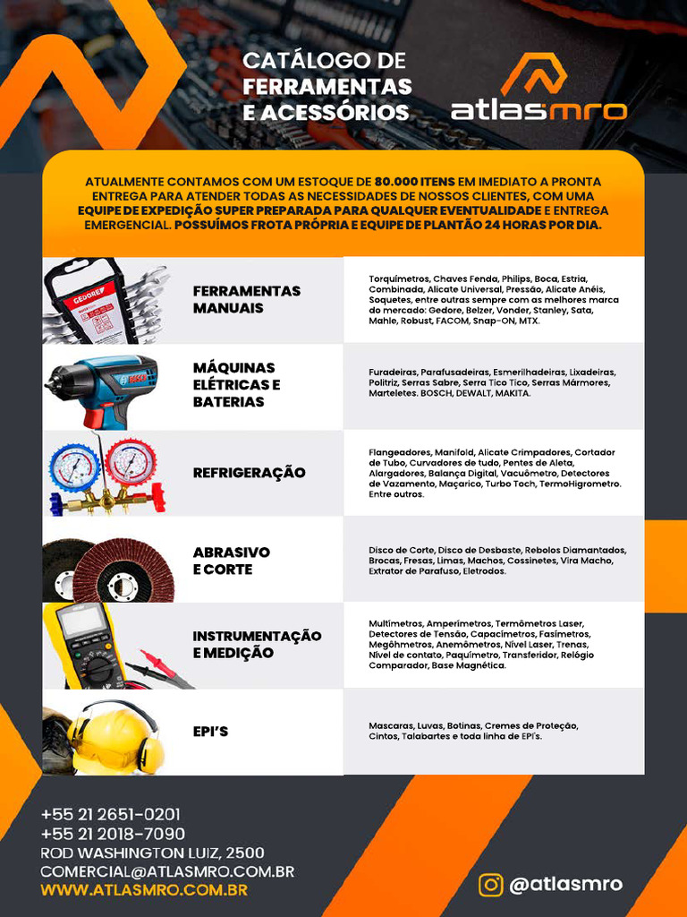 Catalogo Ferramentas Mro | PDF